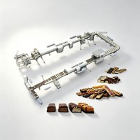 Ligne de production complète de barres céréalières, solution complète de transformation de barres céréalières