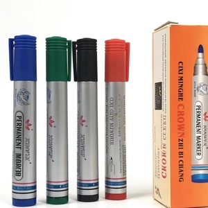 Permanent Markers Waterproof Long Lasting Multi-Surface Round Tip Permanent Markers Non-Fading for <b>Office</b> School - Product Image 3