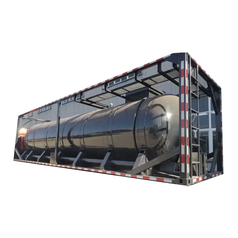 Nhà máy trực tiếp bán axit nitric 98% cấp công nghiệp ISO nhôm Tank container 30ft