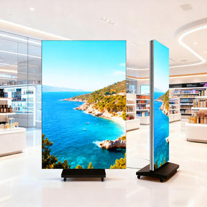 防水全彩可移动户外室内 P2.5 便携式可折叠电子 LED 海报屏适用于商店 - Product Image 1