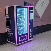 Distributeur automatique automatisé de beauté au détail avec le lecteur de cartes Distributeur automatique de cils Distributeur automatique de cosmétiques pour le centre commercial