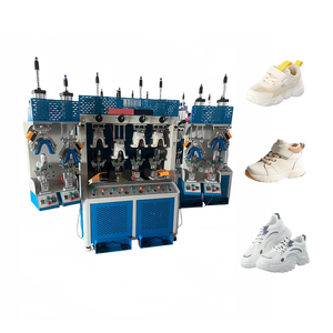 Machine à coudre les semelles de chaussures multi-stations FS, moulage frontal, quatre moteurs de talon chaud/froid, composants PLC, 380V, 816kg, garantie 1 an - Product Image 1