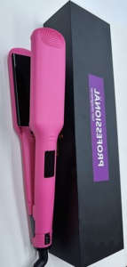 Piastra professionale per capelli rosa caldo cepillo de dientes strumenti per capelli 480F ferro piatto cepillo de dientes raddrizzare ferro - Product Image 2