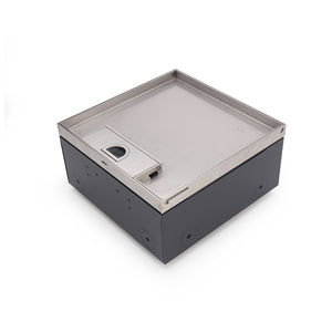 Caja de Piso Cuadrada Oculta con Puertos de Alimentación Duales y Sistema de Salida de Cable Autoblocante - Product Image 2