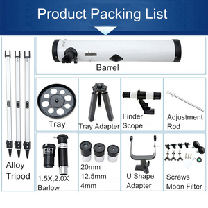 F70076m Kính thiên văn chuyên nghiệp phản xạ Kính thiên văn công suất cao Kính thiên văn Một Mắt Chất lượng cao stargaze Moon với một chân máy - Product Image 6