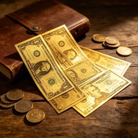 Ensemble de billets de banque promotionnels en feuille d'or en dollars américains, billets de banque commémoratifs pour collectionneurs, collection de pièces de monnaie et de devises