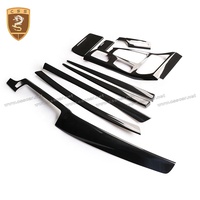 Habillage de tableau de bord intérieur en fibre de carbone pour BMW Série 5 F10 F11 2011 2012 2013 2014 2015 2016 2017 Accessoires de voiture chauds
