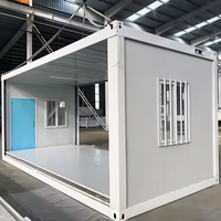 Maison préfabriquée pliable et imperméable prête à l'emploi avec maison mobile portable préfabriquée pliante en acier léger