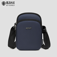 Sac bandoulière pour téléphone portable en gros pour hommes, sac de poitrine croisé pour iPhone 16 Pro Max, en nylon, résistant à l'eau, léger, pour voyage, personnalisable OEM
