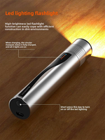 DSEE B5-15 Stylo de test de fibre optique rechargeable 15 km avec source de lumière rouge VFL et connecteur FC