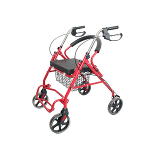 Déambulateur pliant léger à quatre roues pour usage extérieur, pliage en une seconde, aide à la mobilité durable pour personnes âgées - Product Image 6