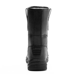 Zapatos DE SEGURIDAD negros personalizados, antigolpes, antiperforación, transpirables, con punta de acero, resistentes, a prueba de agua y aceite, con piel para invierno - Product Image 6