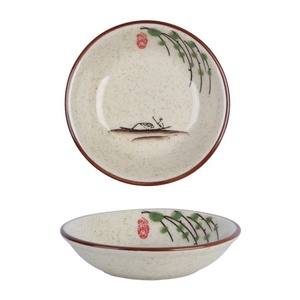 Plato de Cerámica Terracota Pintado a Mano para Condimentos Japoneses, Aperitivos, Frutos Secos, Salsa de Soja, Cocina China - Product Image 5
