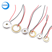 Transduser Piezo dengan Casing/Shell 12mm 15mm 20mm 27mm 35mm Sensor Buzzer