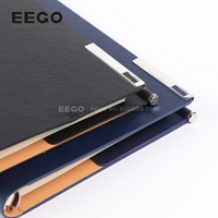 Reliure en cuir de qualité supérieure, reliure en métal A5 personnalisée, 6 anneaux, couverture de carnet, planificateur, journal, haute qualité