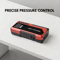 Gonfleur de pneus portable multifonction 4 en 1 Compresseur d'air 150PSI 12V Pompe à air multifonctionnelle portable pour vélo électrique pour voiture