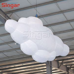 एलईडी रोशन inflatable 3d बादल नाइट क्लब सजावट के लिए गुब्बारा - Product Image 2