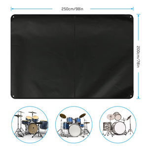 Housse anti-poussière pour batterie, résistante à l'eau et à l'humidité, pour instruments de musique, kit de batterie électrique, housse anti-poussière - Product Image 4