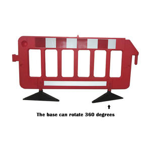 Barrière de sécurité routière coulissante, barrière de sécurité routière en plastique extensible, clôture de parking - Product Image 1