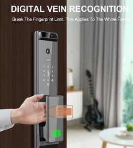 Tuya Smart Lock nouveau modèle numérique empreinte digitale mot de passe carte clé déverrouiller WiFi connectivité reconnaissance faciale sonnette pour Smart - Product Image 4