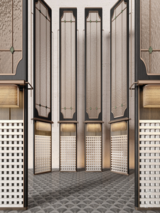 2025 écran en verre moderne haut de gamme en acier inoxydable pour le hall de l'hôtel <span class=keywords><strong>Club</strong></span> département des ventes Villa salle à manger décoration intérieure Art - Product Image 3