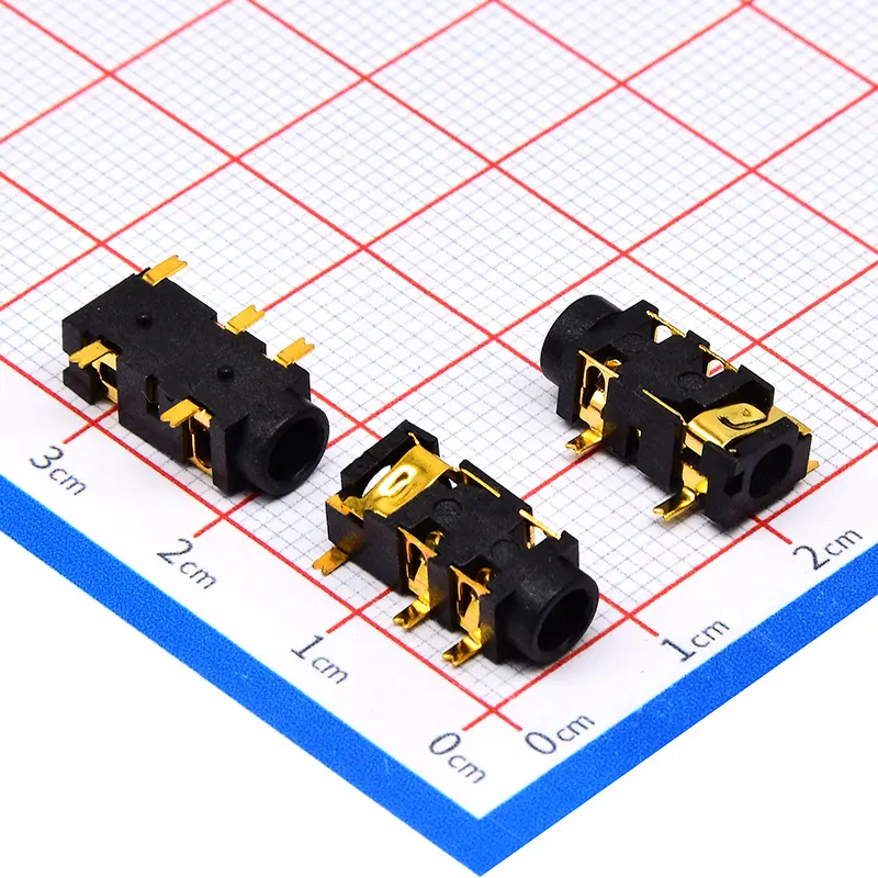 3.5Mm Koptelefoonaansluiting PJ327 5Pin Smt Mount Pcb Audio Socket Telefoon Jack Connector