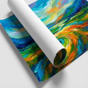 <span class=keywords><strong>Stampa</strong></span> su Tela dell'Opera d'Arte Astratta 'Le Nuvole', Poster su Tela per Decorazione Soggiorno - Product Image 6