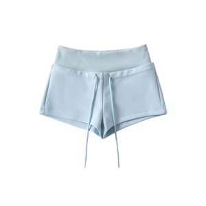 Shorts cargo athlétiques en spandex pour femmes, taille XL, doux et confortables, mini-shorts à taille élastique avec cordon de serrage pour le yoga, la gym et les activités sportives - Product Image 6