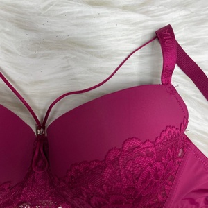 Soutien-gorge push-up à armatures grande <span class=keywords><strong>taille</strong></span> pour <span class=keywords><strong>femme</strong></span>, confortable et respirant, coupe D, vente directe usine ZM105D - Product Image 4