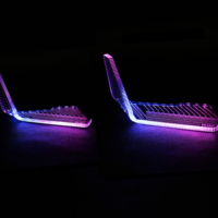 Faros Delanteros LED RGB Personalizados de Acrílico para Toyota Innova Reborn, Modificación Universal, Control por Aplicación, Actualización de Luces DRL de Cristal