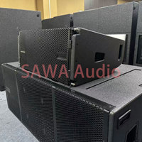 VIO S218 Double caisson de basses actif de 18 pouces avec woofer néodyme de 18 pouces, gros basses, système audio passif/actif, équipement audio DJ
