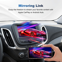 Boîtier d'interface sans fil CarPlay pour caméra arrière Rhythm Factory Screen, compatible avec Chevrolet Silverado Equinox 2014-2018, écran 8 pouces