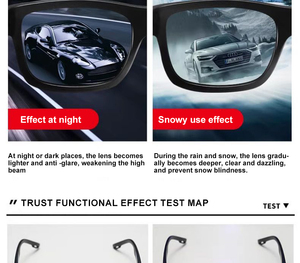 Polarized <b>Sunglasses</b> for <b>Men</b> Photochromic <b>Sunglasses</b> for Women Unisex Outdoor Sports Driving <b>Sunglasses</b> - Product Image 4