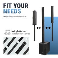 [NUEVO] Sistema de Sonido PA Accuracy Pro Audio AC62, Altavoz de Columna Activo Profesional con Línea de Bajos de 10 Pulgadas y DSP