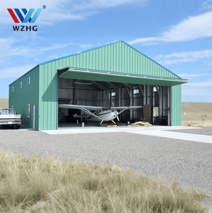 Hangars d'avions modernes en acier pour écoles de pilotage, structure isolée avec conception pour charges de neige canadiennes et haute durabilité - Product Image 1