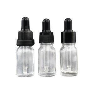 Chai Tinh Dầu Nhỏ Giọt Tinh Chất Thủy Tinh Trong Suốt Nhà Cung Cấp Nhà Máy Chai Rỗng 10Ml Thủy Tinh Rỗng + Ống Nhỏ Giọt Nhựa + Ống ThủY Tinh - Product Image 1