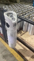 Высокое качество 5L 8L 10L 150bar многоразовый алюминиевый кислородный баллон с клапаном