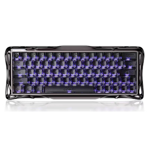 Clavier de jeu mécanique filaire Gravastar Mercury V60 Pro, clavier de jeu à 64 touches avec interrupteurs magnétiques, clavier de jeu programmable - Product Image 4