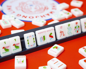 Spot the Minimal Line: Juego de Fichas de Mahjong Palm Springs de Lujo, Personalizadas, de Acrílico de una Sola Capa, Ideales para Fiestas y Entretenimiento - Product Image 5