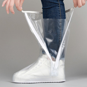 Couvre-chaussures de <span class=keywords><strong>pluie</strong></span> imperméables pour <span class=keywords><strong>moto</strong></span>, étuis de chaussures de <span class=keywords><strong>pluie</strong></span> en PVC réutilisables pour sports de plein air antidérapant transparent étanche - Product Image 2