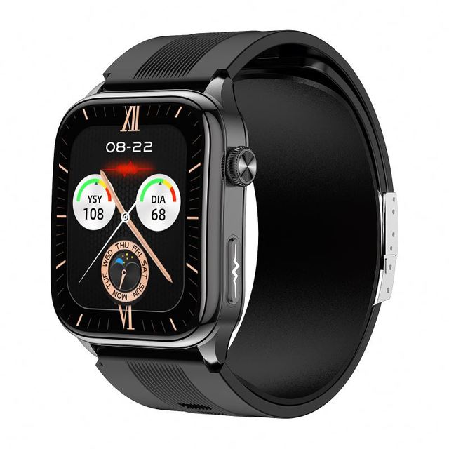 New Arrival Smart Health Watch Airbag Blood Pressure Ecg Ai Heart Report Blood Composition Analysis With Custom Watch Theme