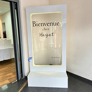 Panneau de bienvenue personnalisé en acrylique/acier inoxydable pour mariage, présentoir floral moderne pour table, utilisation intérieure/extérieure - Product Image 5