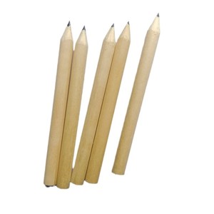 Crayon de golf personnalisé avec logo, HB, court, 3,5 pouces de longueur, en bois naturel, pour les chambres d'hôtel et les maisons d'hôtes, mini-crayons pour les jeux de mariage - Product Image 5