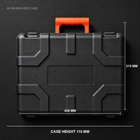 Ensemble de 57 outils ménagers en acier au carbone, coffret rigide, kit d'outils à main, réparation automobile, 32x19.5x18 cm, personnalisable OEM