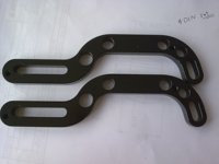 Ensemble de pédales de frein hydrauliques en aluminium billette pour kart de course professionnel, pour la course à haute vitesse