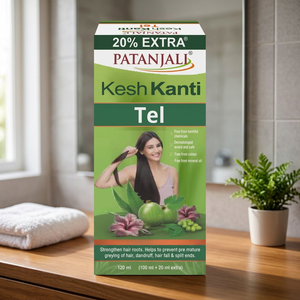 Aceite Capilar Patanjali Kesh Kanti (Tel) con Bhringraj, Amla y Brahmi - Product Image 1