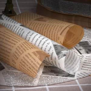 Hot Selling Food Grade <b>Burger</b> <b>Wrapping</b> <b>Paper</b> Latest Design Baking <b>Paper</b> for Fast Food Restaurants Made Pulp PE Coating Bread - Product Image 5