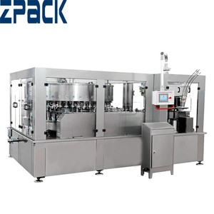 Maquinaria de Llenado, Lavado y Tapado Automática ZPACK para Botellas de PET/Vidrio, para Agua, Bebidas y Productos Químicos, Certificada por la CE, de Fábrica China - Product Image 1