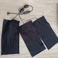 Veste d'hiver personnalisée avec coussin chauffant, 3 pièces connectées, élément chauffant électrique 5V 9V 12V avec prise USB