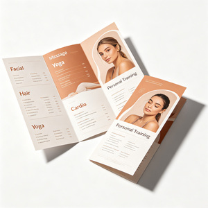 Custom Brochure Printing 2026 Wholesale Full Color Glossy Brochure Printing DL Card Full Color CMYK Bulk Order Factory Direct - Product Image 1